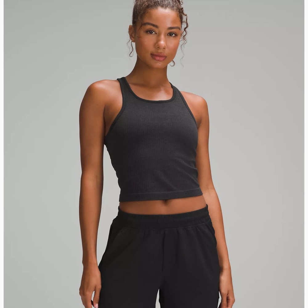 Lululemon Ebb to Street Cropped Racerback Tank Top